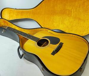 夏海346 1円オークション Yamaki Custom 130 ヤマキ アコースティックギター 楽器 器材 弦楽器 6弦 ハードケース付き 現状品