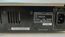 小海334 1円オークション ジャンク品 DENON デノン スーパープレーヤー CDプレーヤー DCD-CX3 コード無し オーディオ機器 現状品_画像6