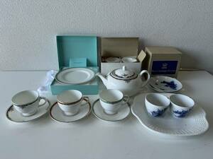 小金3 Royal copenhagen Porcelain WEDG NOOD TIFFANY＆Co. カツプ＆ソーサー ティー ポット プレート ROYAL ALBERT ペアカップ ブランド