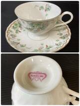 小斉38 全10客 NARUMI ナルミ BONE CHINA カツプ ソーサー HADDON HALL MINTON Noritake ノリタケ HANA RINSU マグカップ プレート_画像5