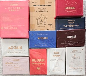 雑誌付録 ムーミン MOOMIN 11点セット GLOW リンネル 他 