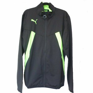 新品M（L）★プーマ　PUMA　黒トレーニングジャケット定価8100円速乾性