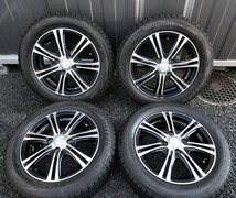 ☆凹バリ山凹☆ブリヂストン スタッドレス ブリザックVRX 155/65R14 & アルミ 4本☆タント,NBOX,Nワゴン,ワゴンR,スペーシア,デイズ,モコ他_画像1