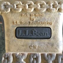 米国製 L.L.Bean Bean Boots blown 7W 25cmほど USED エルエルビーン ビーンブーツ ガムシュー 茶 スリッポン アメカジ 古着 made in USA_画像9