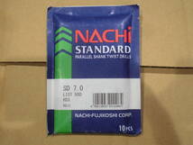 送料無料 未使用 NACHI STANDARD SD 7.0 10本入 不二越 ナチ スタンダード 鉄工ドリル 7.0mm HSS_画像1