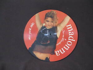 マドンナ　12インチのピクチャーディスク　Madonna 12&#34; Picture Disc New York 1982 Otto Von Wernherr