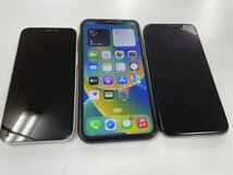 ジャンク品 3台セット◆SIMフリー iPhone12mini/iPhone11/iPhone X 128GB/64GB 画面破損 初期化OK 本体◆訳あり 送料無料_画像1