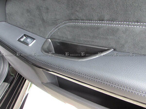 Eクラス W212 セダン E400 E550 E63 リア ドア ポケット ボックス ブラック 2PC ガーニッシュ プロテクター DOOR－POC－005