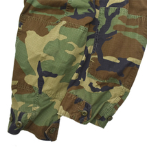 90s vintage 米軍 U.S.ARMY ウッドランドカモ BDU ユーティリティ ジャケット パッチ付 size.L-L_画像4