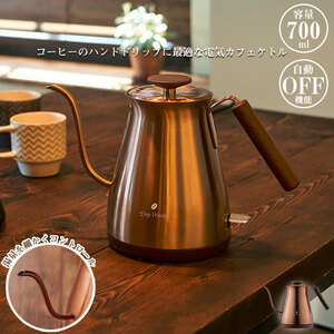  electric kettle copper electric Cafe kettle stylish kettle drip pot coffee drip ... hot water ... small .M5-MGKAK00079CP