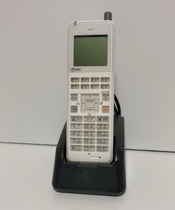 NTT コードレス電話機・A1-DCL-PS-(1)(W)　＋　充電台・A1-DCL-CS-(1) 　2019年製