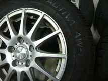 195/65R15 PCD114.3 5H スタッドレス4本中古 2021yNANKANG ICEACTIVA AW-1■ミニバン_画像2