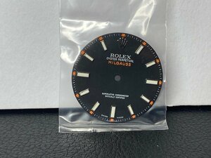 ジャンク品（部品取り用）　ROLEX　116400 ミルガウス用インデックス　黒文字盤