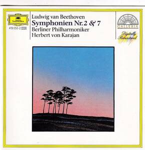 Symphonies 2 & 7 Ludwig van Beethoven 輸入盤CD