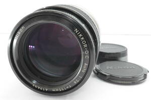 ★特上品★ ニコン NIKON NIKKOR-Q.C Auto 135ｍｍ Ｆ2.8 ★前後キャップ付き ＃9536