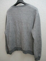 即決 2011AW UNDERCOVERISM アンダーカバーイズム 11AW PRINTED V-NECK SWEAT バタフライ 蝶々重ねプリント カレッジプリント スウェット_画像9