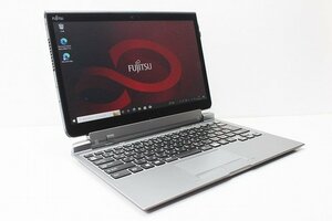 1円スタート 2in1PC 富士通 ARROWS Tab Q737 第7世代 Core i5 SSD128GB メモリ4GB Windows10 Windows11 13.3 カメラ タブレット