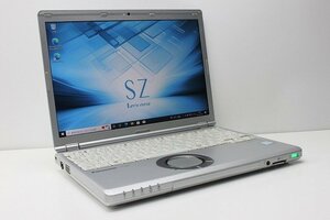 1円スタート ノートパソコン 第7世代 Core i5 SSD256GB メモリ8GB 12.1 カメラ Panasonic レッツノート CF-SZ6 Windows10 Windows11