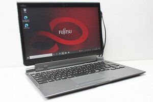 1円スタート 2in1PC 富士通 ARROWS Tab Q737 第7世代 Core i5 SSD128GB メモリ4GB Windows10 Windows11 13.3 カメラ タブレット