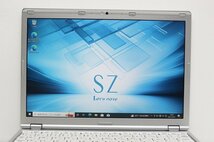 1円スタート ノートパソコン 第7世代 Core i5 SSD256GB メモリ8GB 12.1 カメラ Panasonic レッツノート CF-SZ6 Windows10 Windows11_画像2