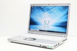 1円スタート ノートパソコン 第7世代 Core i5 SSD256GB メモリ8GB 12.1 カメラ Panasonic レッツノート CF-SZ6 Windows10 Windows11