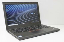 1円スタート ノートパソコン 軽量 コンパクト LENOVO ThinkPad X270 Core i5 6200U SSD128GB メモリ8GB Windows10 Windows11 カメラ 12.5_画像1