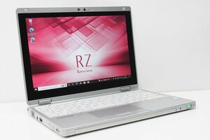 1円スタート Windows11 無料変更 軽量745g 2in1PC Panasonic レッツノート CF-RZ6 Windows10 第7世代 Core i5 SSD128GB メモリ4GB