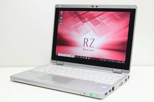 1円スタート Windows11 無料変更 新品SSD交換済 2in1PC Panasonic レッツノート CF-RZ6 Windows10 第7世代 Core i5 SSD128GB メモリ4GB