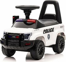 【新品】★足けり乗用玩具 パトロールカー PATROL CAR POLICE 9-1-1＜ホワイト＞_画像1
