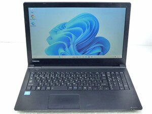 ●東芝 TOSHIBA dynabook B25/21EB / Cel-3865U / 4GBメモリ / 500GB HDD / 15.6型 / Windows11 Home【 中古ノートパソコン ITS JAPAN 】