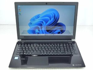 ●東芝 TOSHIBA dynabook T55/EB / i3-7100U / 4GBメモリ / 500GB HDD / 15.6型 / Windows11 Home【 中古ノートパソコン ITS JAPAN 】