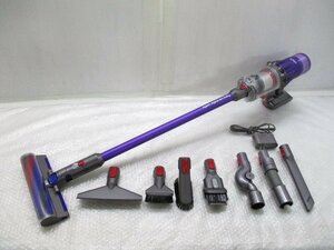 ◎Dyson ダイソン Digital Slim Fluffy SV18 コードレスクリーナー 掃除機 サイクロン式 スリムソフトローラーヘッド アダプター付 w11225