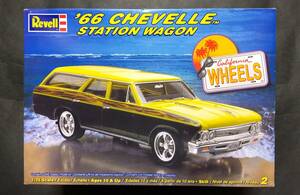 @中古絶版模型堂 レベル 1/25 シボレー'66シェベルステーションワゴン Revell 1966 CHEVELLE STATION WAGON シェベル ステーションワゴン