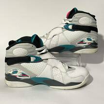 NIKE AIR JORDAN 8 RETRO SOUTH BEACH 2018年製 ナイキ エアジョーダン8 レトロ サウスビーチ 305381 113 メンズ スニーカー 正規品_画像5