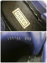 GUCCI Leather Low Top Sneaker グッチ インターロッキング ロゴ レザー ローカット スニーカー メンズシューズ イタリア製 正規品_画像9