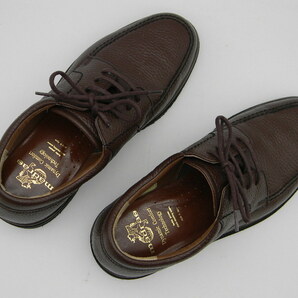 ■○【 madras マドラス 】◆ 茶色の革靴（２３．５ｃｍ）ウォーキングシューズ ビジネスシューズの画像4