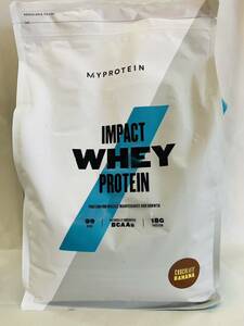 ★１円スタート【ジャンク品】Myprotein マイプロテイン ホエイ・Impact ホエイプロテイン (チョコバナナ, 2.5kg) (SA-9D-29-3)