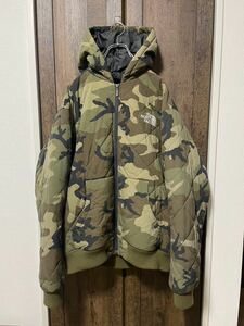 廃番 希少 XXLサイズ THE NORTH FACE YAKKIN JACKET ノースフェイス ヤッキン ジャケット パーカー 迷彩 カモフラ キルティング フーディ