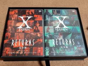 X JAPAN RETURNS 完全版 DVD-BOX