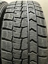 195/65R15 DUNLOP/WINTER MAXX WM02 18年製 BALMINUM 15インチ 6.5J ＋40 100 5H スタッドレス 4本 プリウス ウィッシュ (南6-D865)_画像9