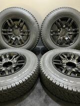 195/80R15 107/105L LT BRIDGESTONE/VL1 20年製 KYOHO PRX PR-06 15インチ 6J ＋33 139.7 6H スタッドレス 4本 ハイエース (1-D912)_画像1