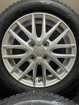 新品 155/65R14 BRIDGESTONE/VRX3 22年製 ダイハツ 純正 14インチ 4.5J +45 100 4H スタッドレス 4本 ステラ シフォン タント ミラ(1-D979)_画像2