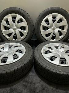 185/60R15 DUNLOP/WINTER MAXX WM02 18年製 トヨタ シエンタ 純正 スチール 15インチ 5.5J ＋39 100 5H スタッドレス 4本 (南2-D1000)