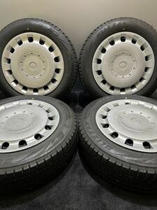 175/65R15 BRIDGESTONE/VRX2 19年製 BMW MINI R50 クーパー 純正 スチール 15インチ 5.5J ＋45 100 4H スタッドレス 4本 (南3-E14)