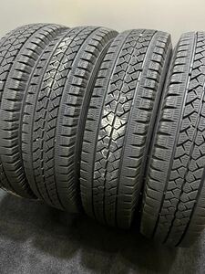 155/80R14 88/86N LT BRIDGESTONE/VL1 20年製 スタッドレス 4本 ブリヂストン ブリザック プロボックス サクシード (3-E102)