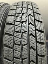 145/80R13 DUNLOP/WINTER MAXX WM02 21年製 ダイハツ 純正 スチール 13インチ 4J ＋40 100 4H スタッドレス 4本 ミラ ムーヴ (南1-E148)_画像7