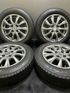 165/65R14 BRIDGESTONE/VRX2 18年製 BALMINUM 14インチ 5.5J ＋39 100 4H スタッドレス 4本 タンク ルーミー パッソ (南1-E149)