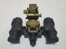 FMA AN/PVS-31 NVG (BNVD) ダミーナイトビジョン + バッテリーボックス キット [発光モデル] + SOTAC L4G24タイプ ナイトビジョンマウント_画像2