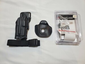 Safariland 6378 ALS Glock19+ライト ホルスター RGBスイベルアッセンブリ QLS-19 QLS-22 ミッドライドCUBL Surefire inforce streamlight 