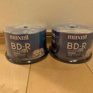 maxell マクセル　録画用BD-R 4倍速 50枚 BRV25WPE.50SP 2個セット　計100枚